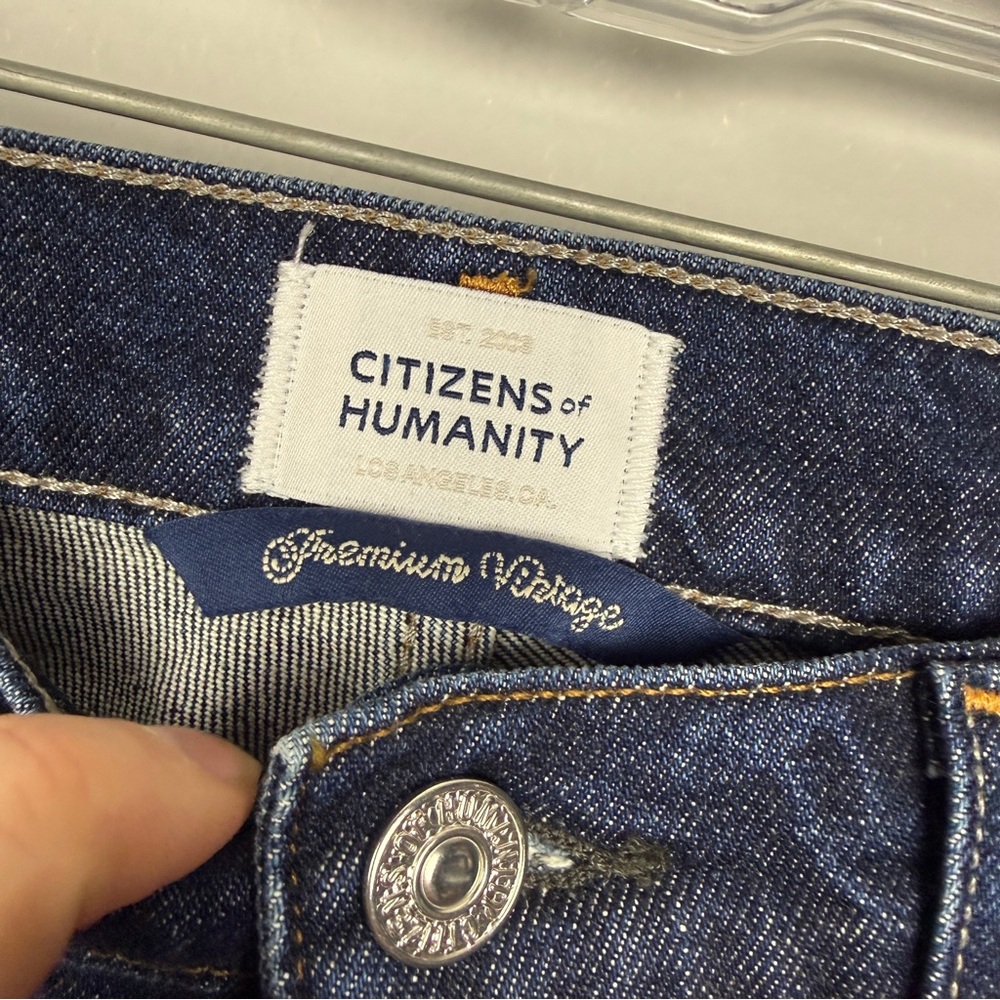Citizens of Humanity Genova Boot Cut Dark Wash Jeans - Picture 5 of 7